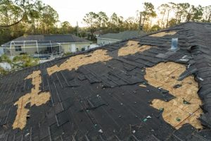 roof damage